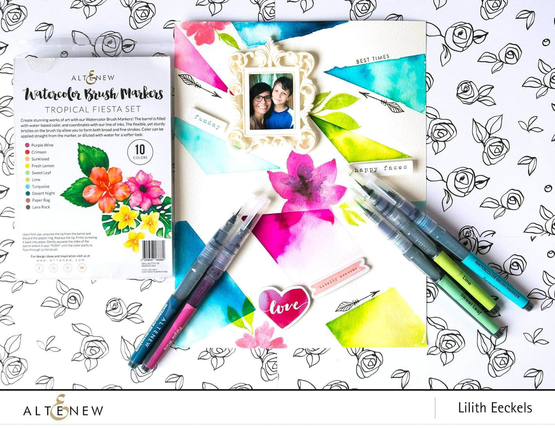 Liquid Watercolor Lime Liquid Watercolor - Brush Marker Refill