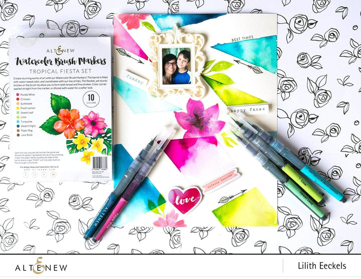 Liquid Watercolor Lime Liquid Watercolor - Brush Marker Refill