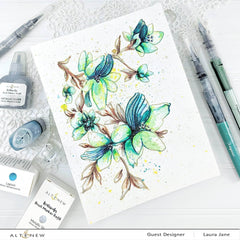 Liquid Watercolor Metallic Silver Liquid Watercolor - Brush Marker Refill