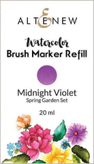 Liquid Watercolor Midnight Violet Liquid Watercolor - Brush Marker Refill