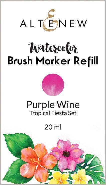 Liquid Watercolor Purple Wine Liquid Watercolor - Brush Marker Refill