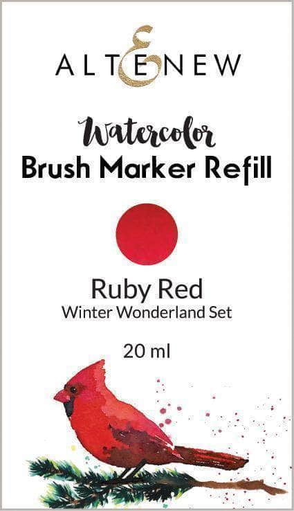 Liquid Watercolor Ruby Red Liquid Watercolor - Brush Marker Refill