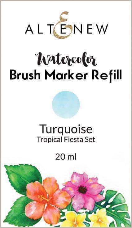 Liquid Watercolor Turquoise Liquid Watercolor - Brush Marker Refill