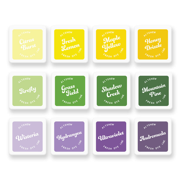 Mini Cubes Bundle Forest Fantasy Fresh Dye Ink Mini Cube Bundle