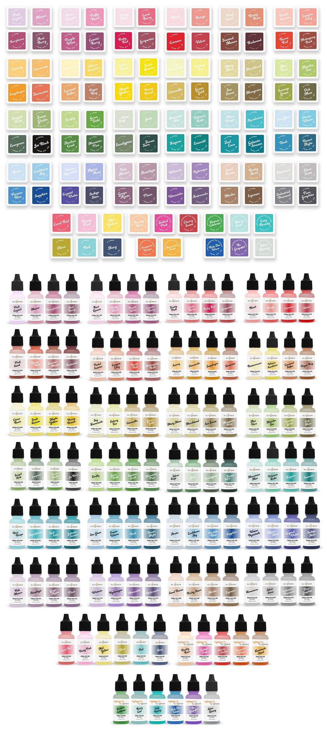 Mini Cubes & Reinker Bundle 102 Fresh Dye Ink Mini Cube & Re-inker Bundle