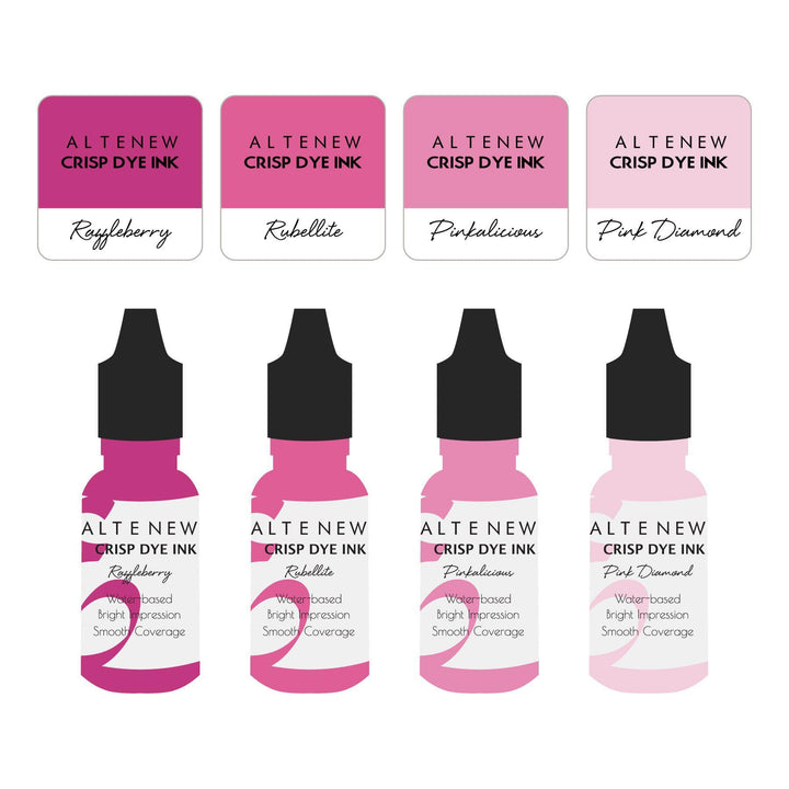 Mini Cubes & Reinker Bundle Cherry Blossom Crisp Dye Ink Mini Cube & Re-inker Bundle