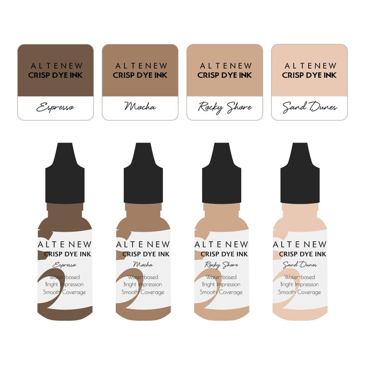 Mini Cubes & Reinker Bundle Coffee Break Crisp Dye Ink Mini Cube & Re-inker Bundle