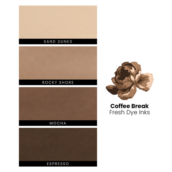 Mini Cubes & Reinker Bundle Coffee Break Fresh Dye Ink Mini Cube & Re-inker Bundle
