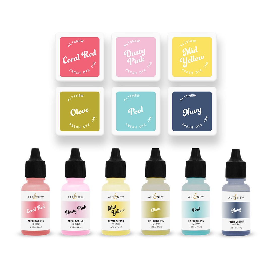 Mini Cubes & Reinker Bundle Deco Garden Fresh Dye Ink Mini Cube & Re-inker Bundle