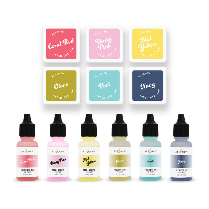 Mini Cubes & Reinker Bundle Deco Garden Fresh Dye Ink Mini Cube & Re-inker Bundle