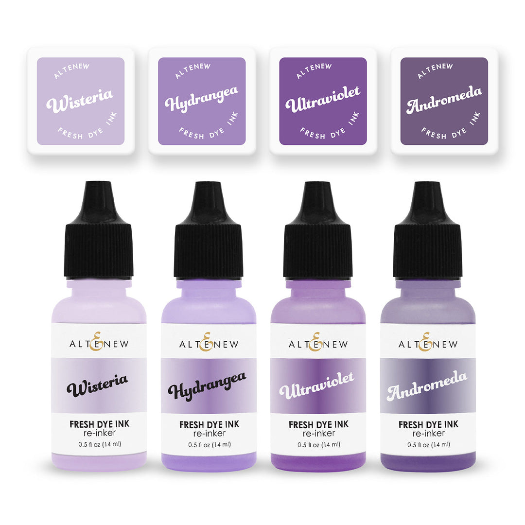 Mini Cubes & Reinker Bundle Enchanted Garden Fresh Dye Ink Mini Cube & Re-inker Bundle