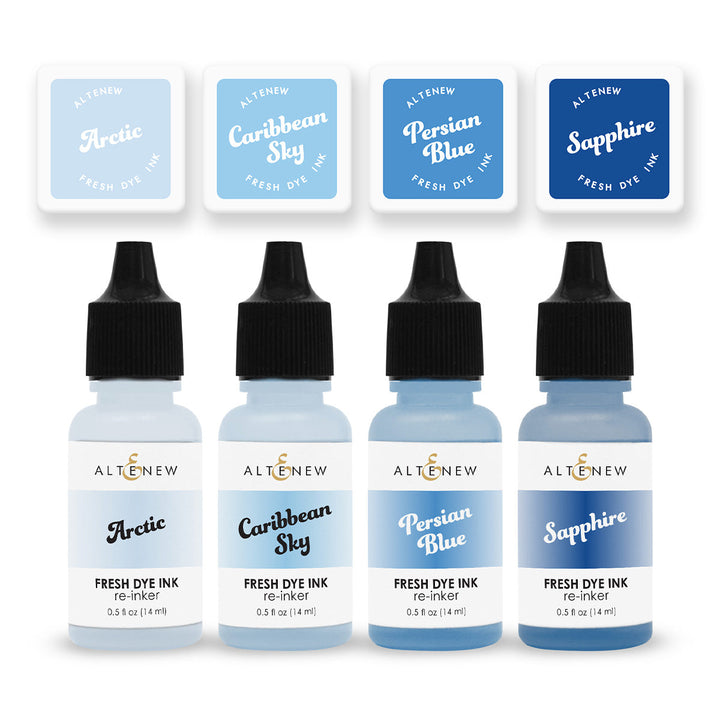 Mini Cubes & Reinker Bundle Glacier Caves Fresh Dye Ink Mini Cube & Re-inker Bundle