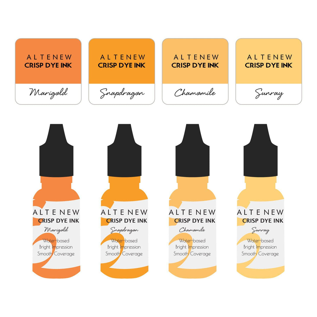 Mini Cubes & Reinker Bundle Golden Sunset Crisp Dye Ink Mini Cube & Re-inker Bundle