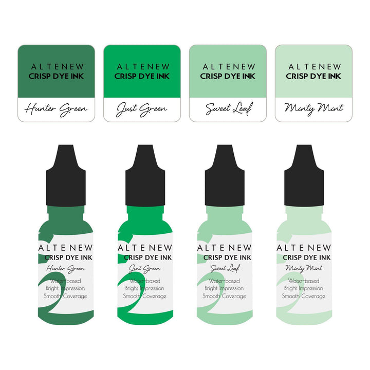 Mini Cubes & Reinker Bundle Green Meadows Crisp Dye Ink Mini Cube & Re-inker Bundle