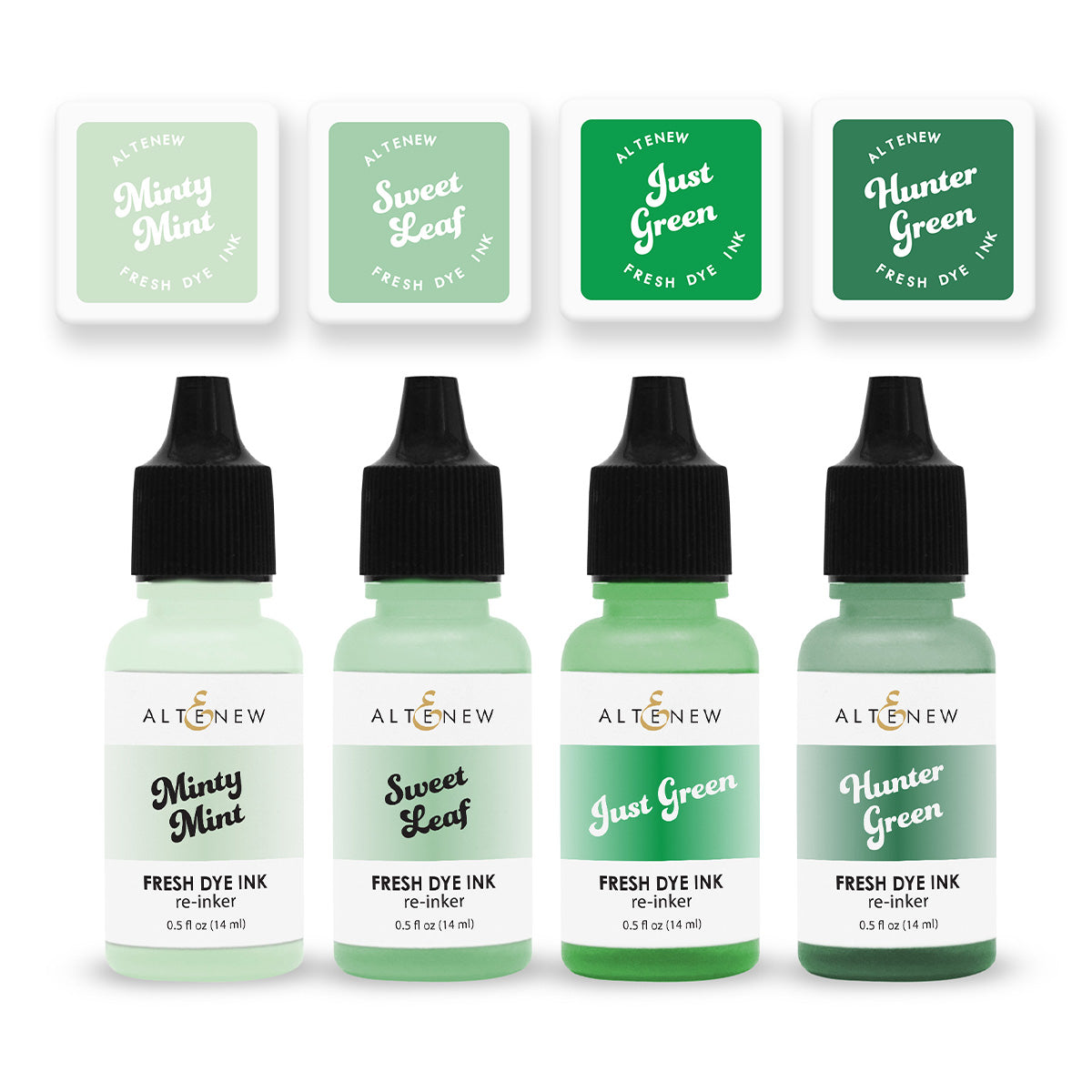 Mini Cubes & Reinker Bundle Green Meadows Fresh Dye Ink Mini Cube & Re-inker Bundle