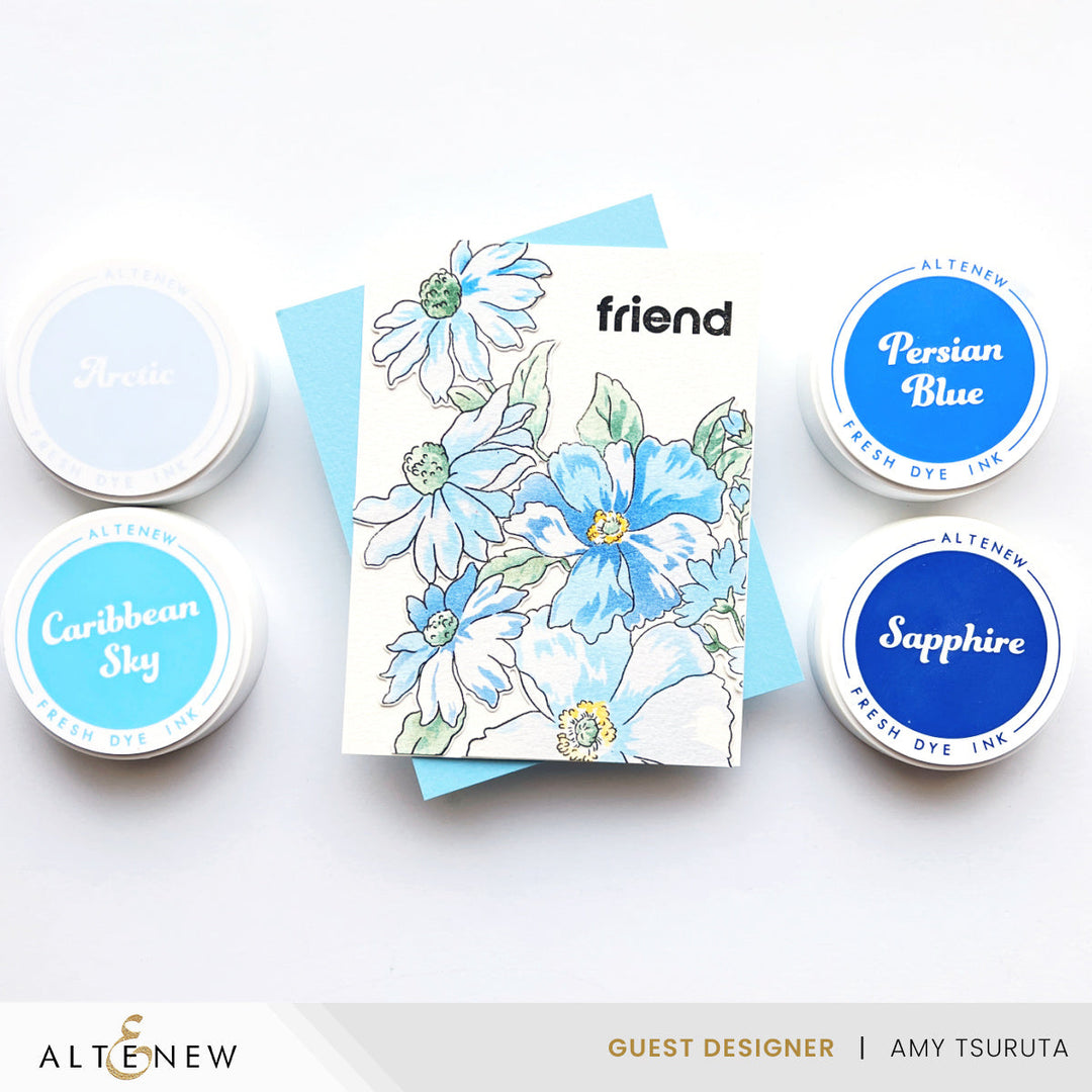 Mini Cubes & Reinker Bundle Kaleidoscope of Colors Fresh Dye Ink Mini Cube & Re-inker Bundle