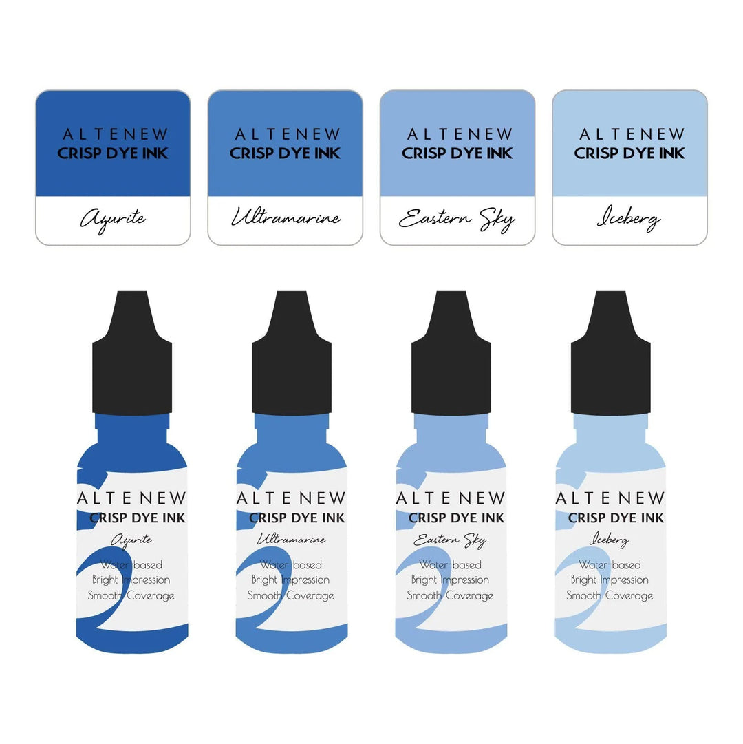 Mini Cubes & Reinker Bundle Lapis Lazuli Crisp Dye Ink Mini Cube & Re-inker Bundle
