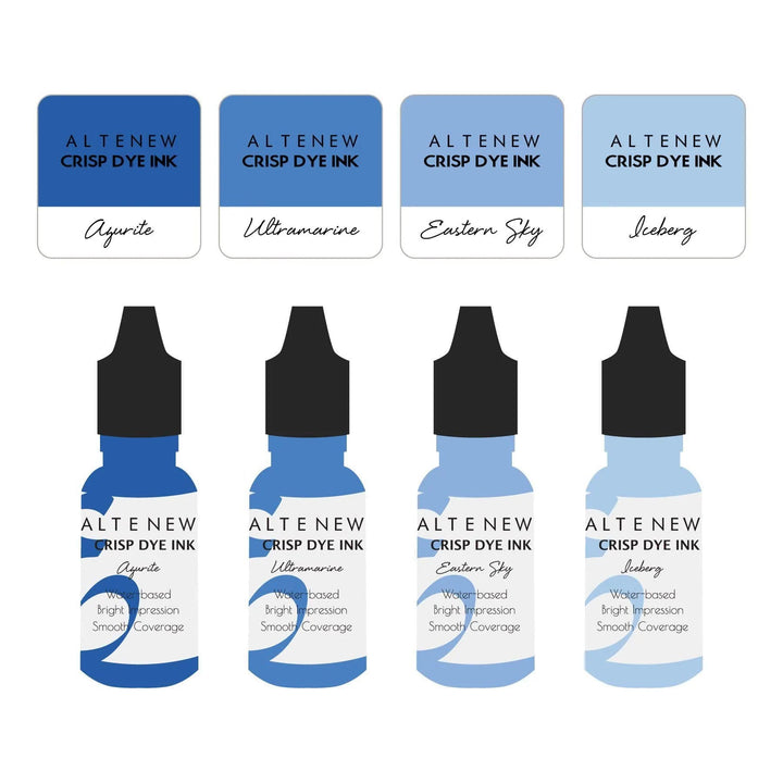 Mini Cubes & Reinker Bundle Lapis Lazuli Crisp Dye Ink Mini Cube & Re-inker Bundle