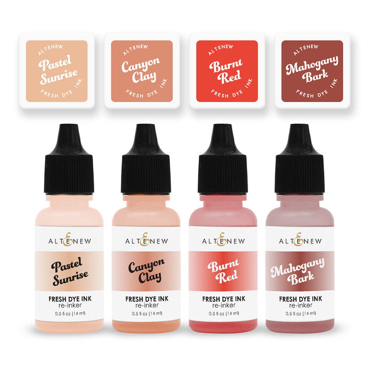 Mini Cubes & Reinker Bundle Martian Terrain Fresh Dye Ink Mini Cube & Re-inker Bundle