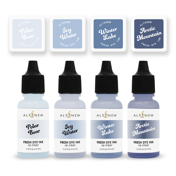 Mini Cubes & Reinker Bundle Northern Shore Fresh Dye Ink Mini Cube & Re-inker Bundle