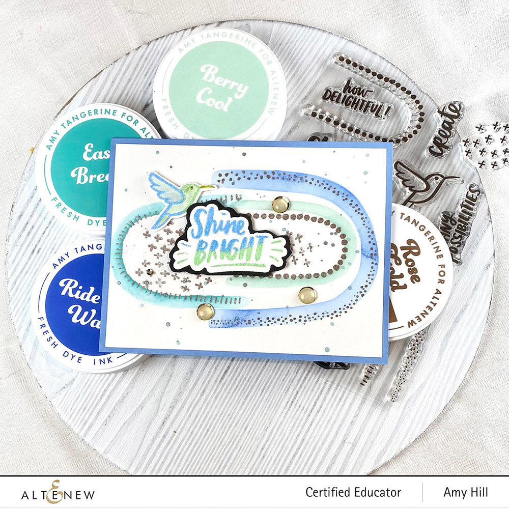 Mini Cubes & Reinker Bundle Ocean Dreams Fresh Dye Ink 6 Mini Cube & Re-inker Bundle