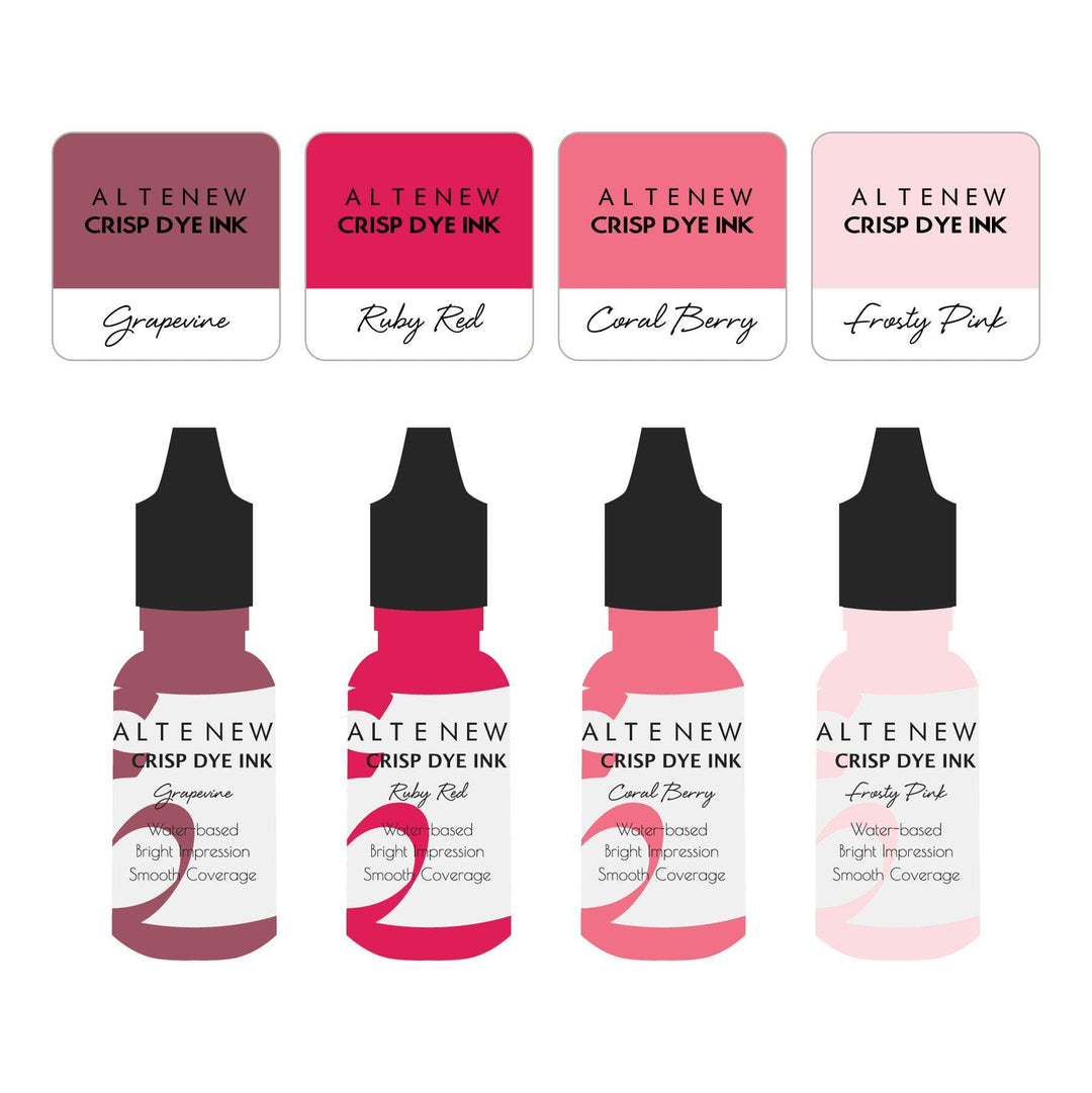 Mini Cubes & Reinker Bundle Red Cosmos Crisp Dye Ink Mini Cube & Re-inker Bundle