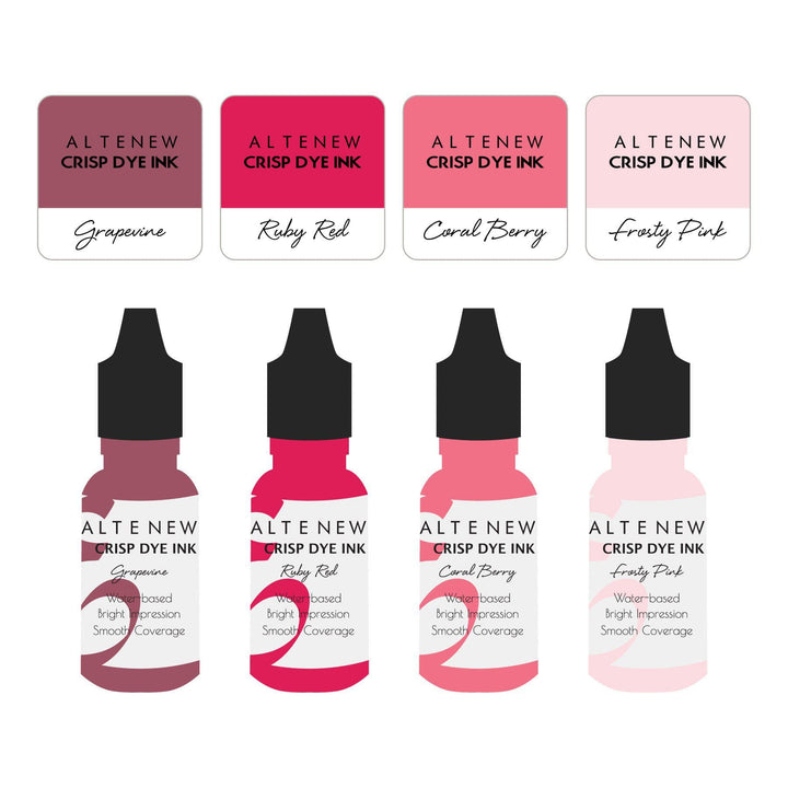 Mini Cubes & Reinker Bundle Red Cosmos Crisp Dye Ink Mini Cube & Re-inker Bundle