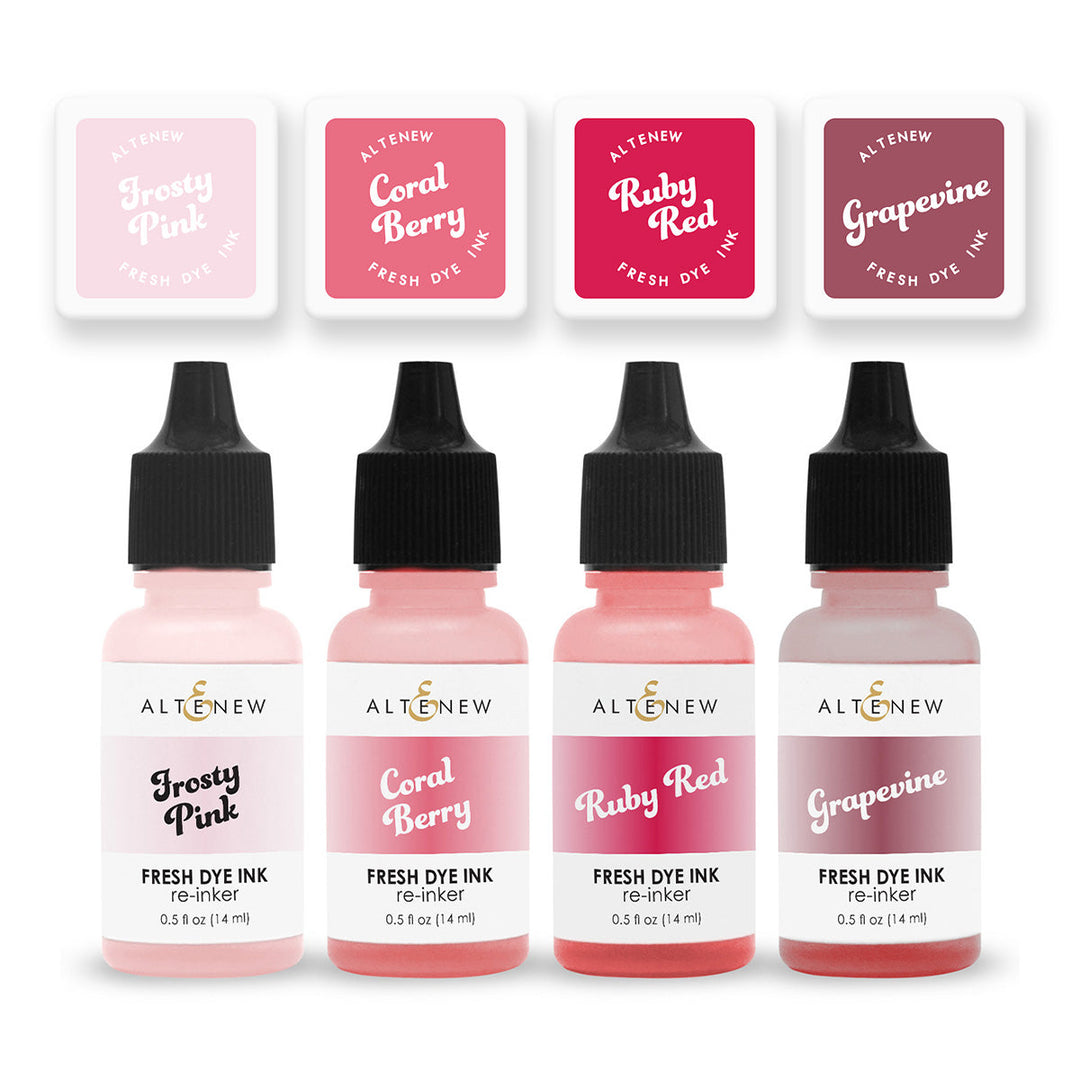 Mini Cubes & Reinker Bundle Red Cosmos Fresh Dye Ink Mini Cube & Re-inker Bundle