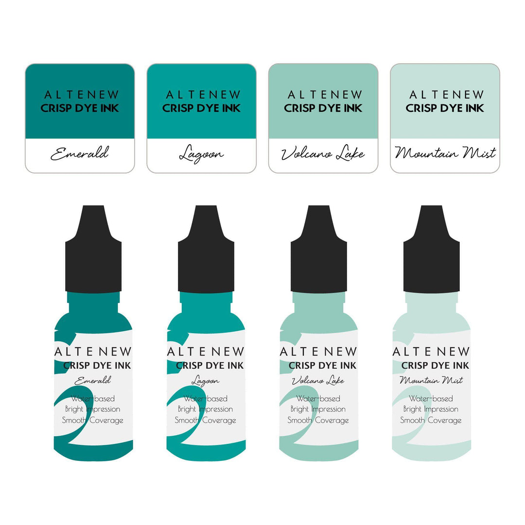 Mini Cubes & Reinker Bundle Sea Shore Crisp Dye Ink Mini Cube & Re-inker Bundle
