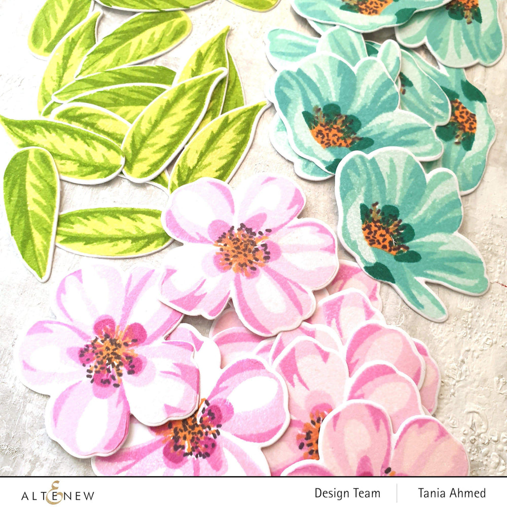 Mini Cubes & Reinker Bundle Spring Bouquet 6 Crisp Dye Ink Mini Cube & Re-inker Bundle