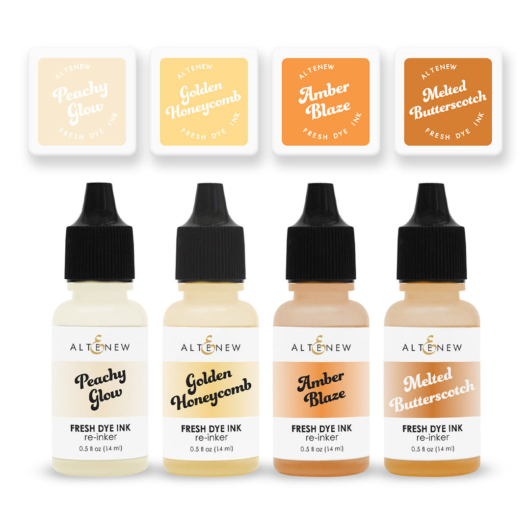 Mini Cubes & Reinker Bundle Sun-Kissed Delights Fresh Dye Ink Mini Cube & Re-inker Bundle