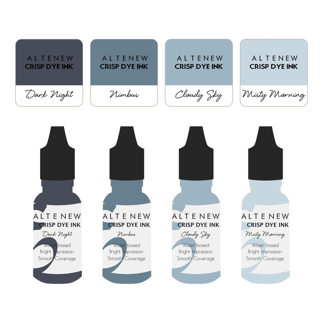 Mini Cubes & Reinker Bundle Tranquility Crisp Dye Ink Mini Cube & Re-inker Bundle