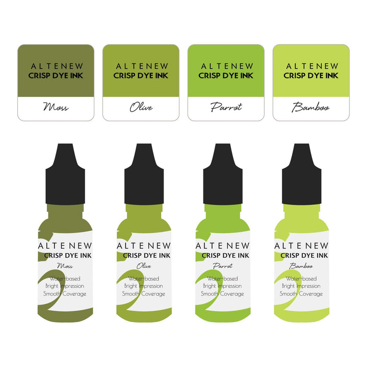 Mini Cubes & Reinker Bundle Tropical Forest Crisp Dye Ink Mini Cube & Re-inker Bundle