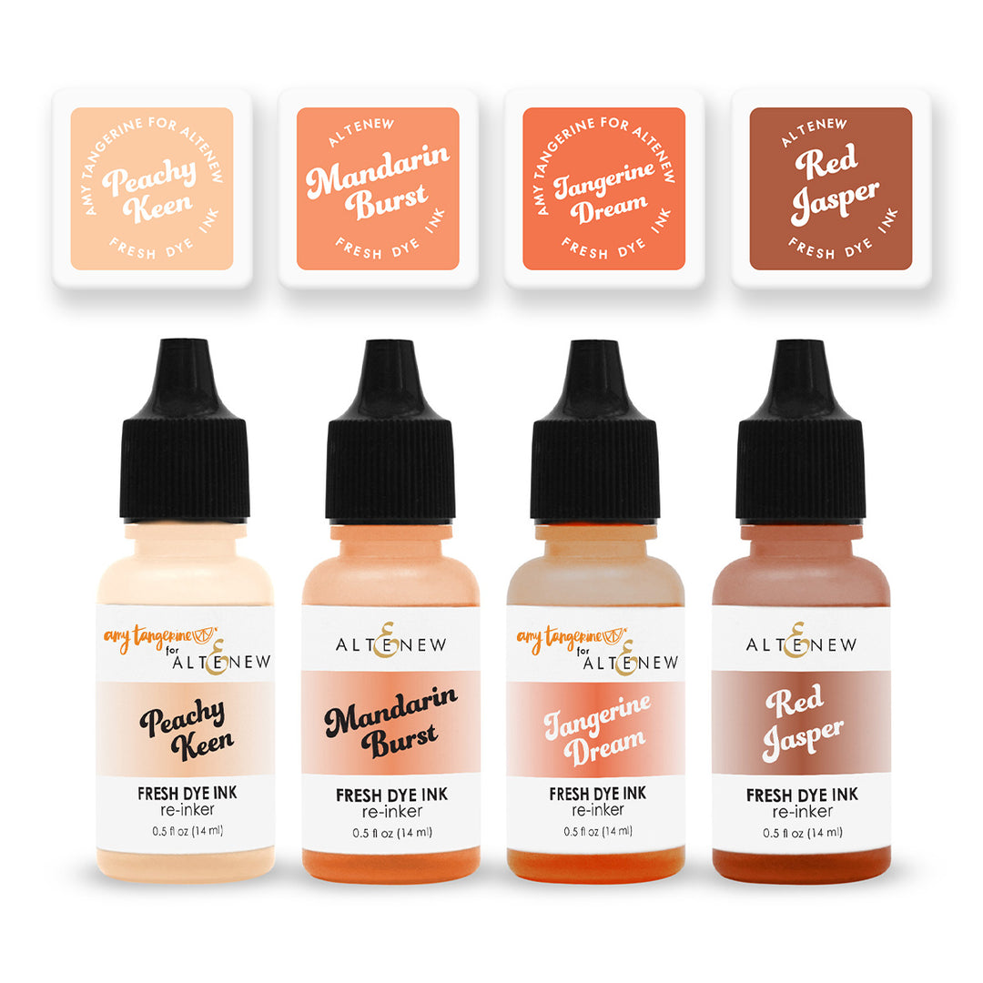 Mini Cubes & Reinker Bundle Tropical Tango Fresh Dye Ink Mini Cube & Reinker Bundle