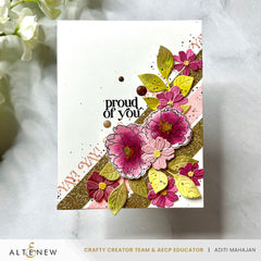 Mini Delight Mini Delight: A Floral Congrats Stamp & Die Set