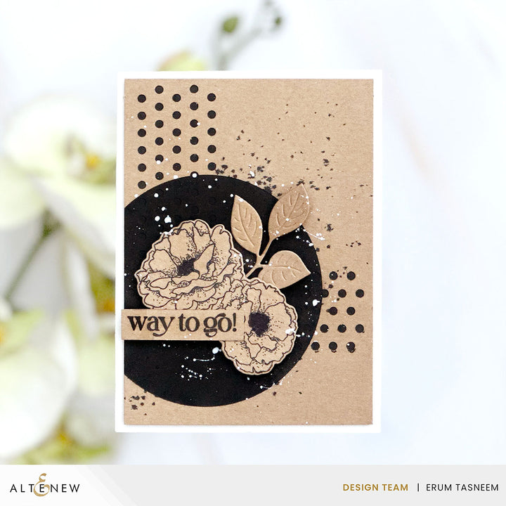 Mini Delight Mini Delight: A Floral Congrats Stamp & Die Set