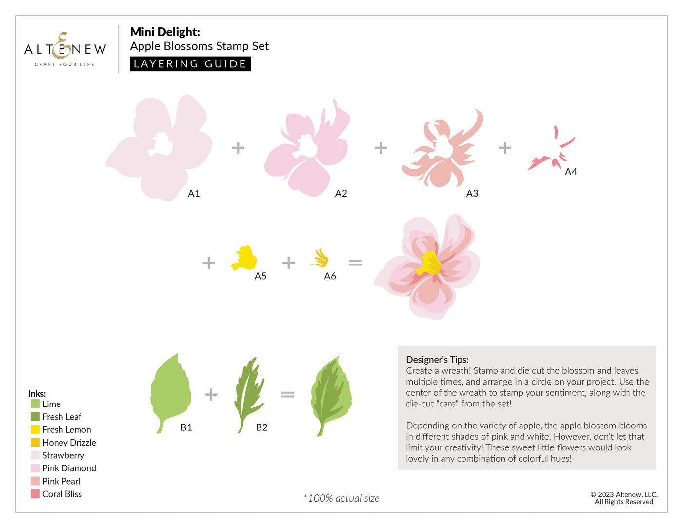 Mini Delight Mini Delight: Apple Blossoms Stamp & Die Set