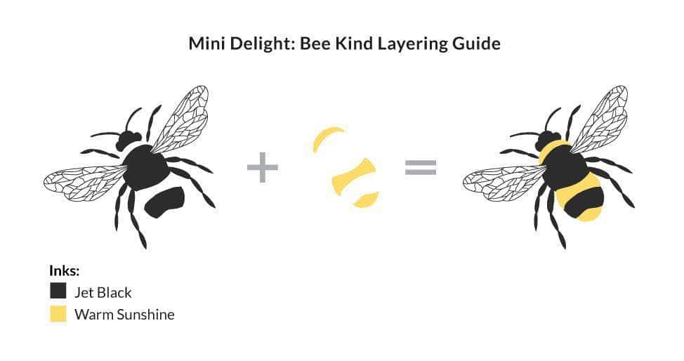 Mini Delight Mini Delight: Bee Kind Stamp & Die Set