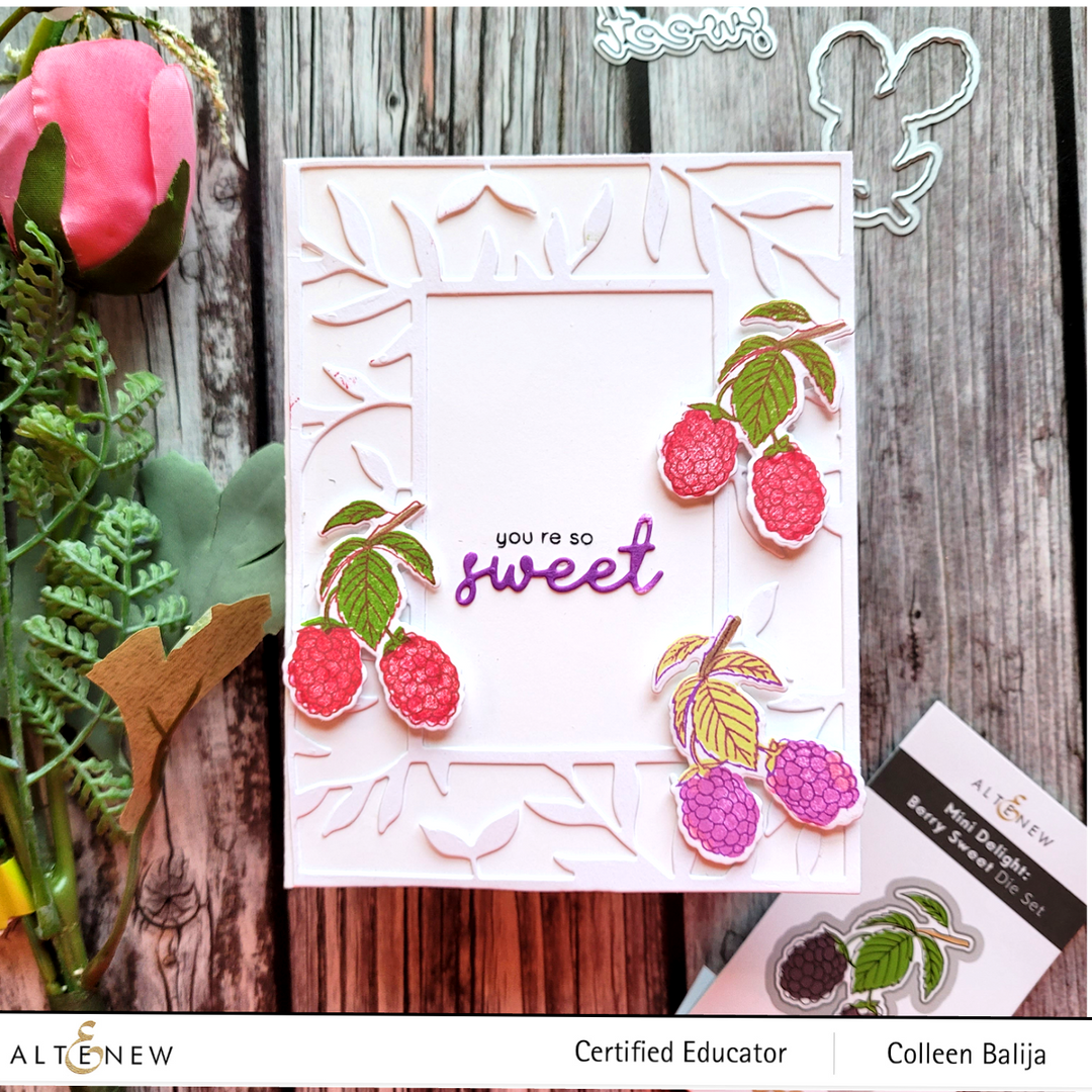 Mini Delight Mini Delight: Berry Sweet Stamp & Die Set
