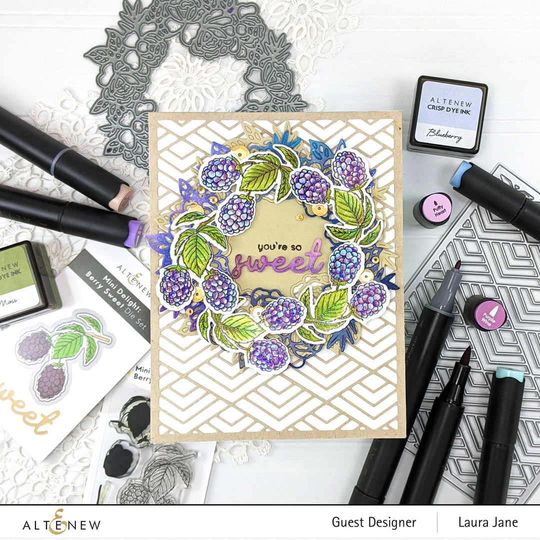 Mini Delight Mini Delight: Berry Sweet Stamp & Die Set