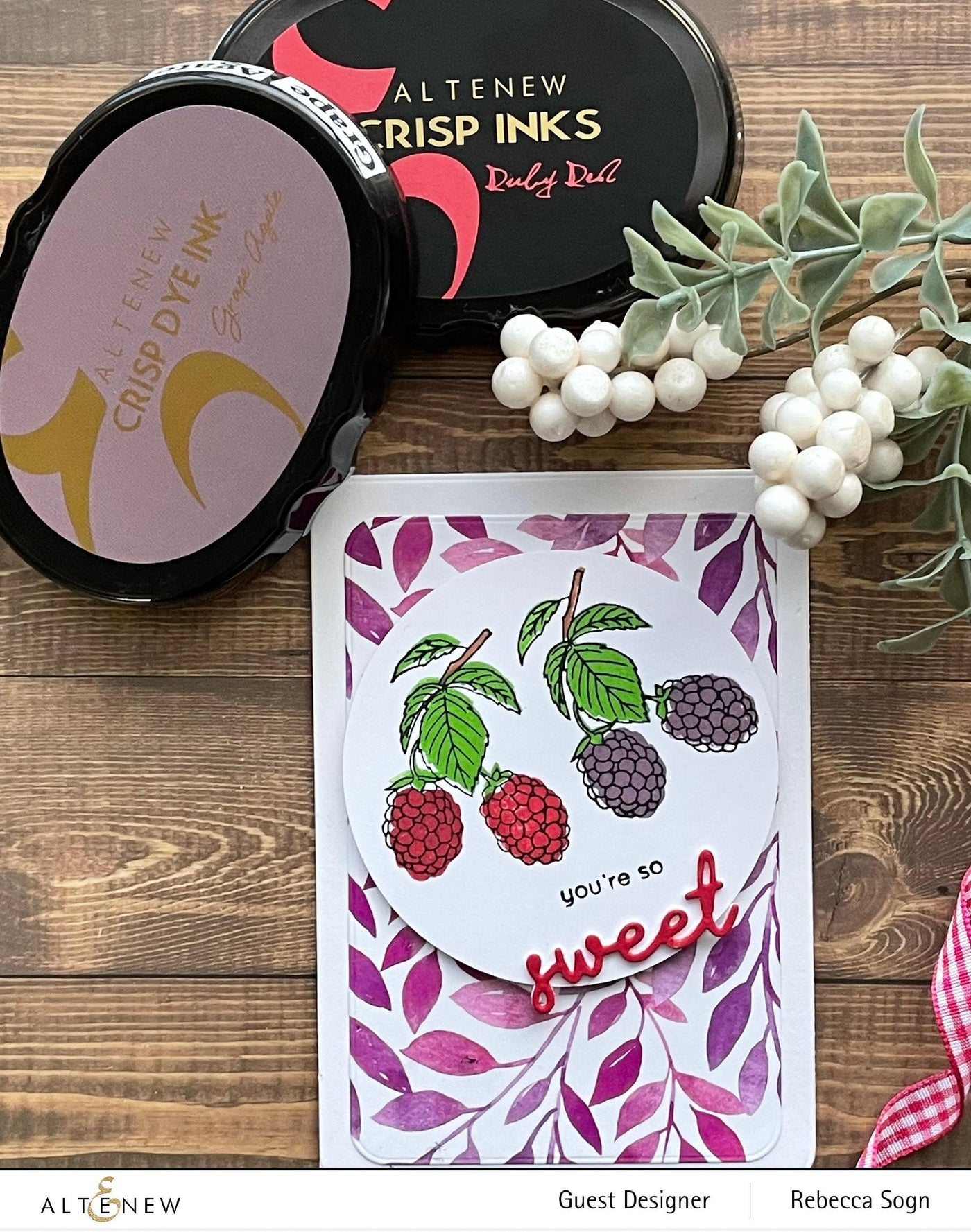 Mini Delight Mini Delight: Berry Sweet Stamp & Die Set