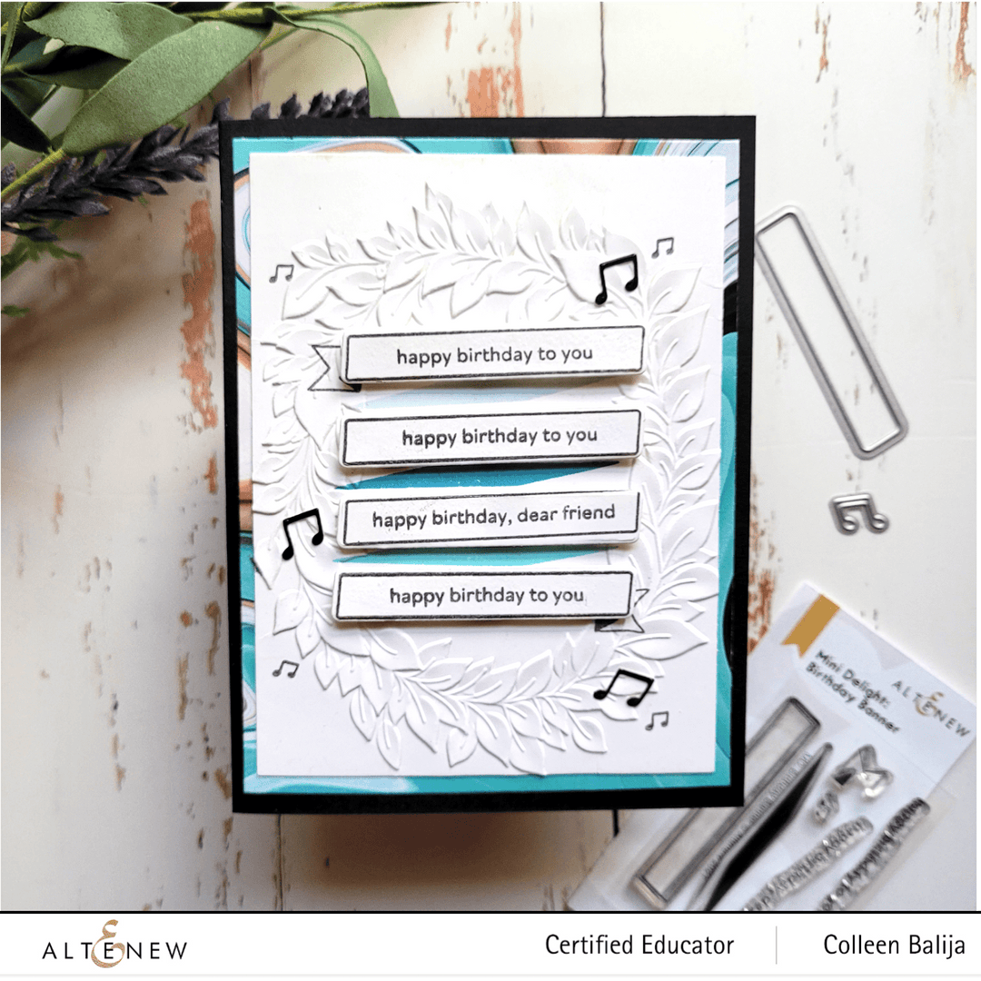 Mini Delight Mini Delight: Birthday Banner Stamp & Die Set