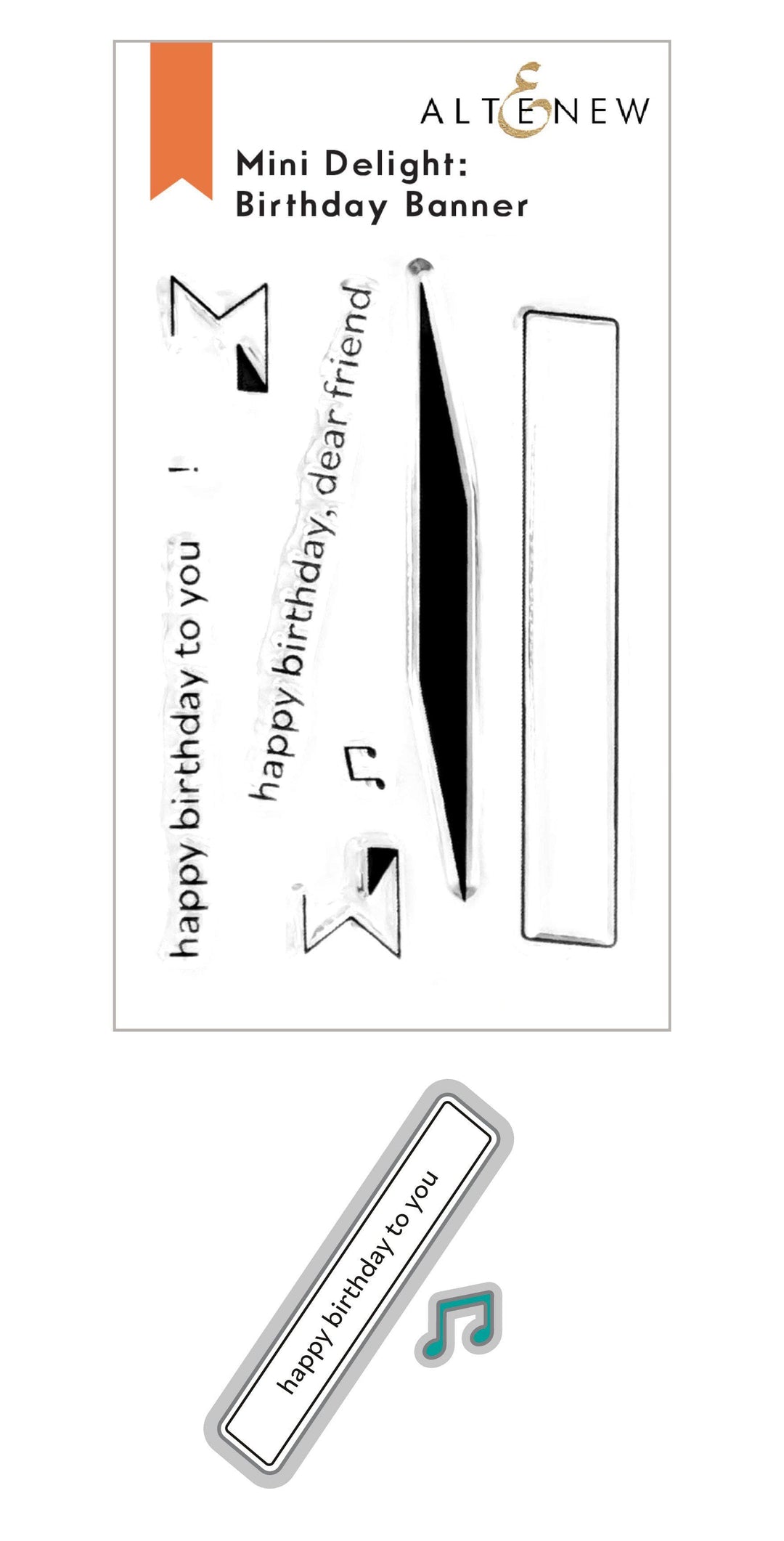 Mini Delight Mini Delight: Birthday Banner Stamp & Die Set