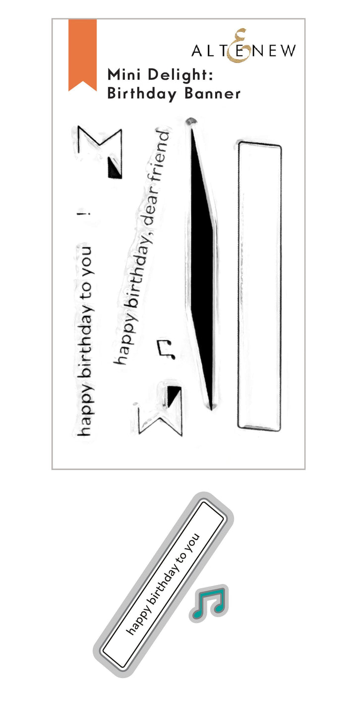 Mini Delight Mini Delight: Birthday Banner Stamp & Die Set