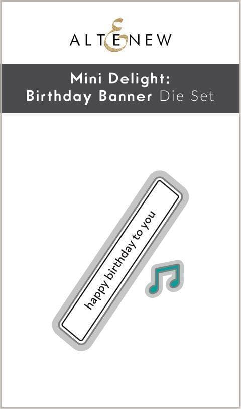 Mini Delight Mini Delight: Birthday Banner Stamp & Die Set