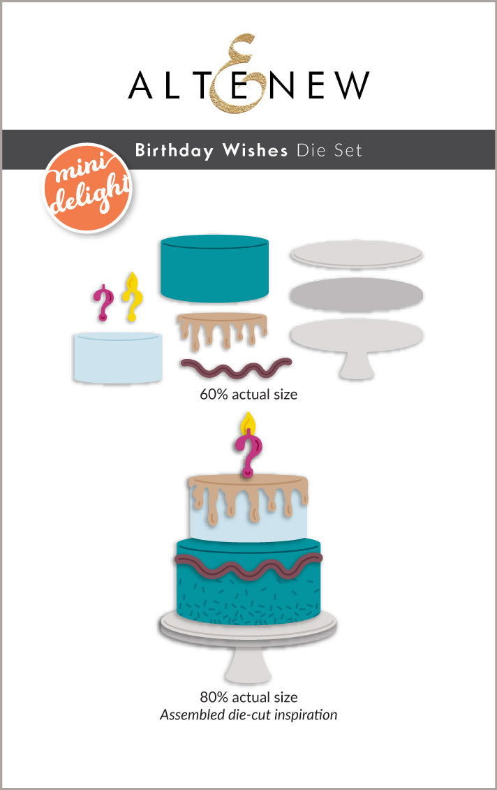 Mini Delight Mini Delight: Birthday Wishes Stamp & Die Set