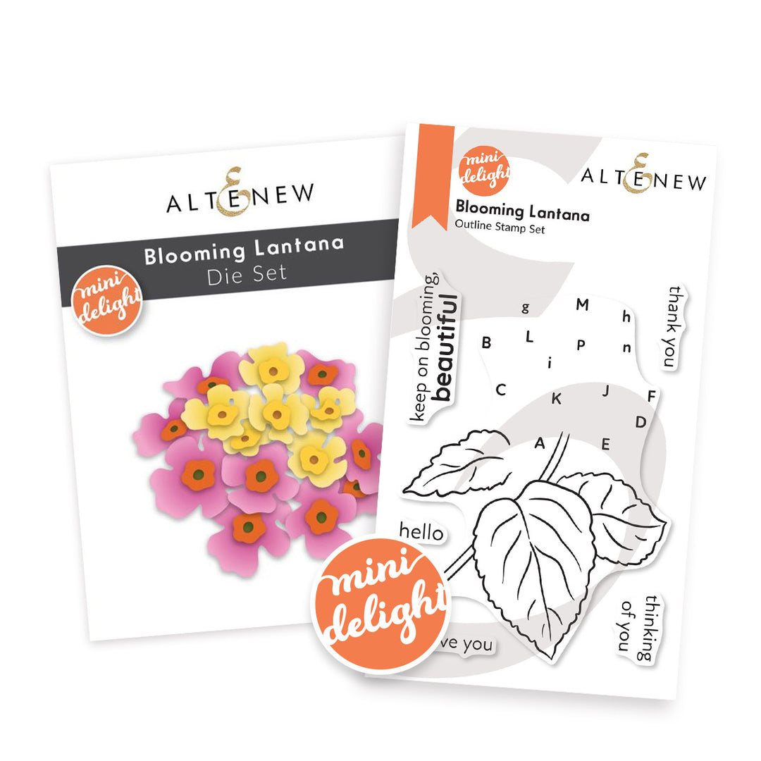 Mini Delight Mini Delight: Blooming Lantana Stamp & Die Set