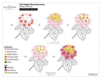 Mini Delight Mini Delight: Blooming Lantana Stamp & Die Set