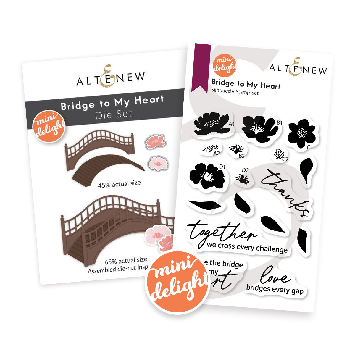 Mini Delight Mini Delight: Bridge to My Heart Stamp & Die Set