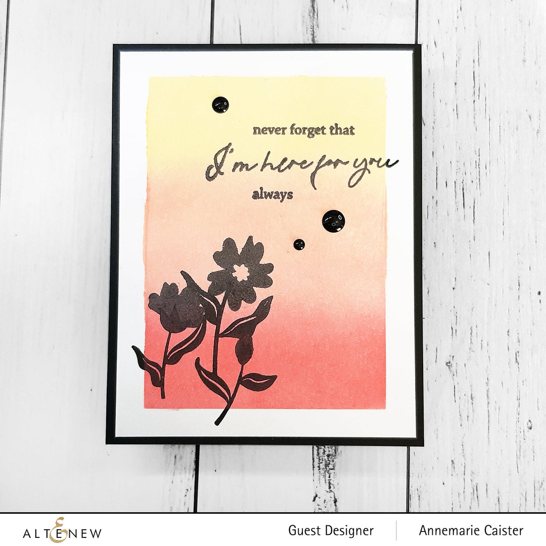 Mini Delight Mini Delight: Budding Wallpaper Stamp & Die Set